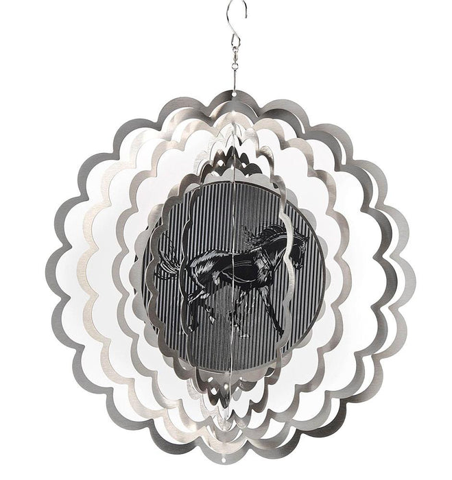 Horse Stainless Steel Wind Spinner