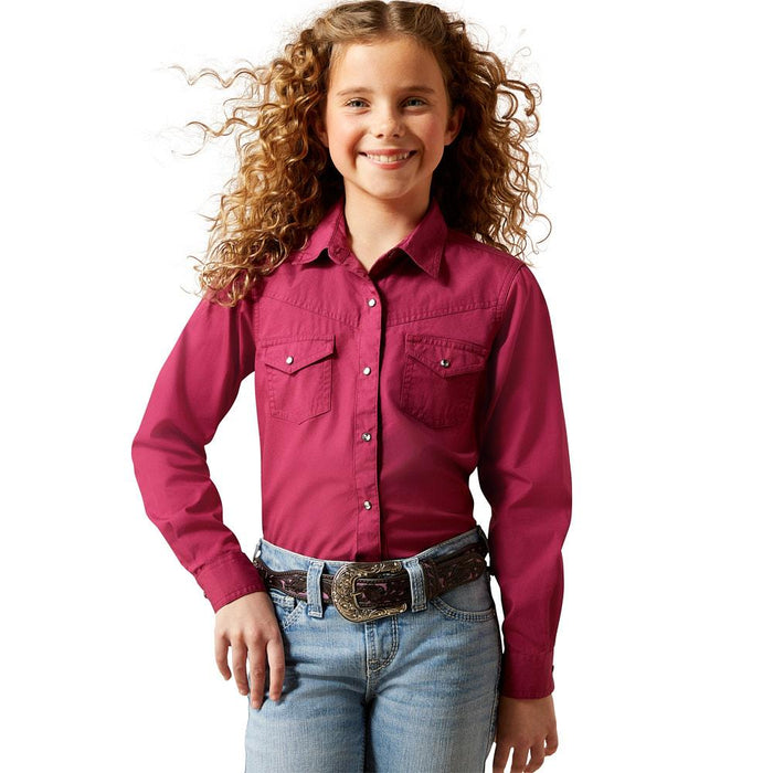 Girl's Shine Bright Snap Shirt