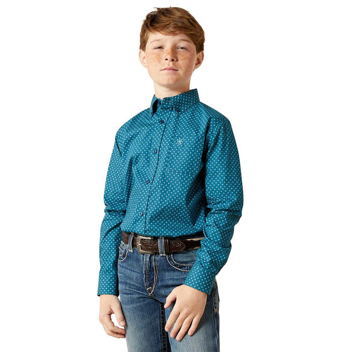 Boy's Tyce Dark Teal Shirt