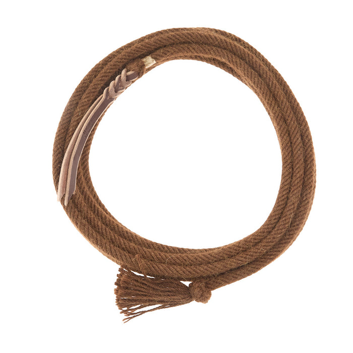 1/2in x 22ft Cherrywood 100% Alpaca Mecate Reins