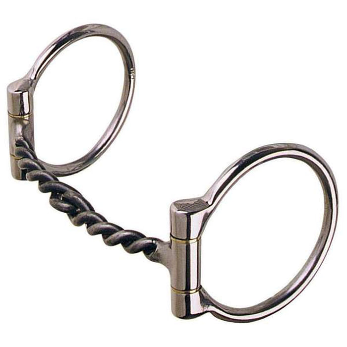 Offset Dee Twisted Snaffle Bit