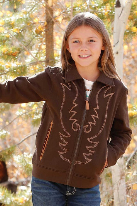 Girl's Boot Stitch Bomber Jacket