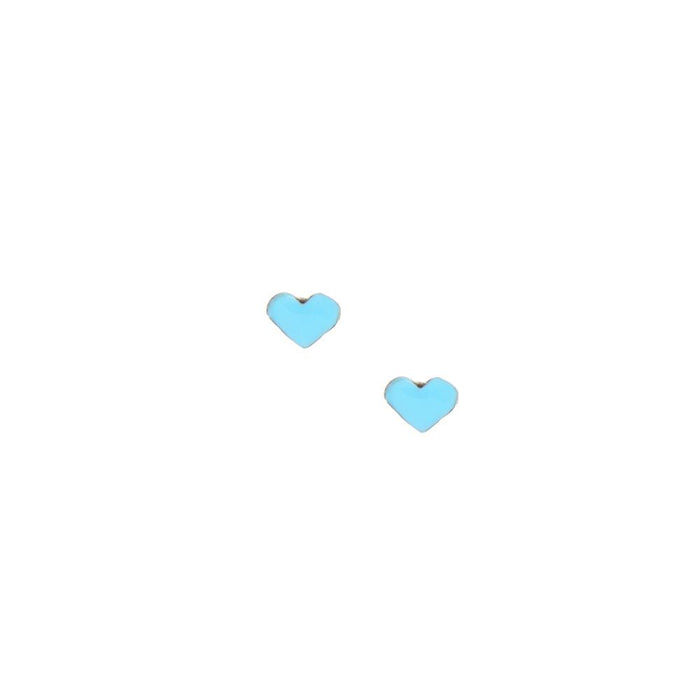 Turquoise Heart Earrings