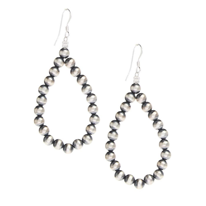 Navajo Pearl Teardrop Earrings