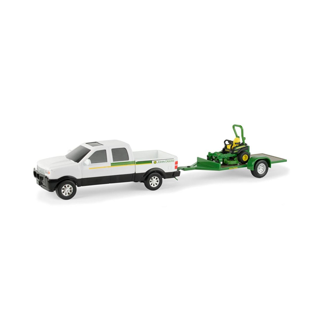 John Deere Truck Trailer w/Z Trak Mower