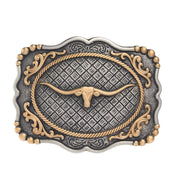 Framed Longhorn Attitude Buckle