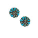 Medium Turquoise Cluster Earrings