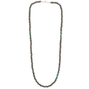 Navajo Pearl with Turquoise Detail Necklace