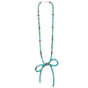 Turquoise Bow Necklace