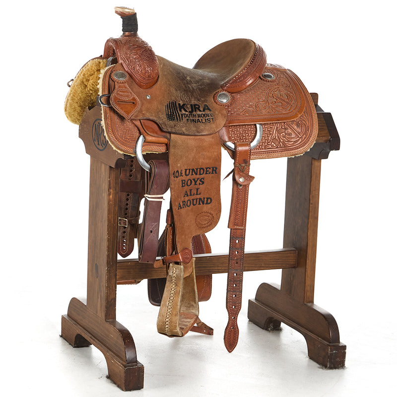 Used 13in Patrick Smith Team Roping Trophy Saddle
