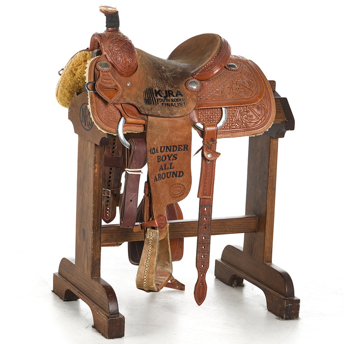 Used 13in Patrick Smith Team Roping Trophy Saddle