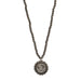 Dainty Faux Navajo Pearl with Concho Necklace