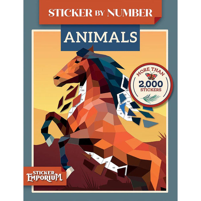 Sticker By Number Animals
