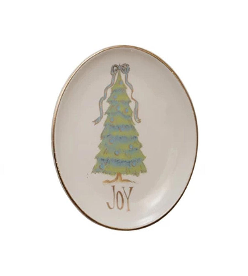 Joy Christmas Tee Dish