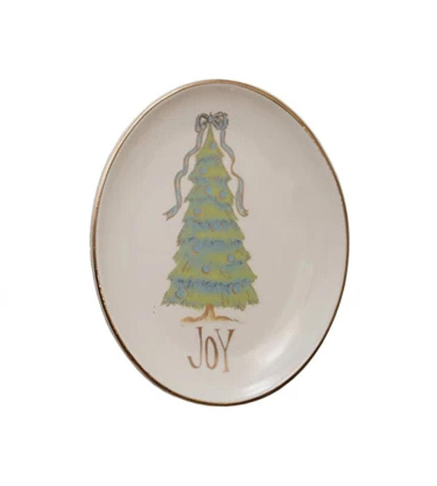 Joy Christmas Tee Dish
