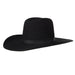 Kid's Black Cowtown 4in Brim Wool Hat