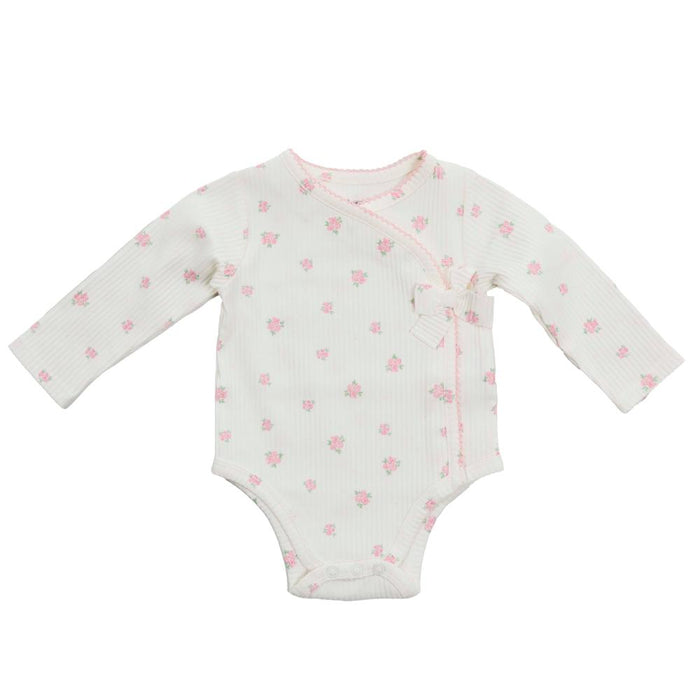 Girl's Floral Kimono Crawler