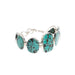 Turquoise Nugget Freeform Link Bracelet