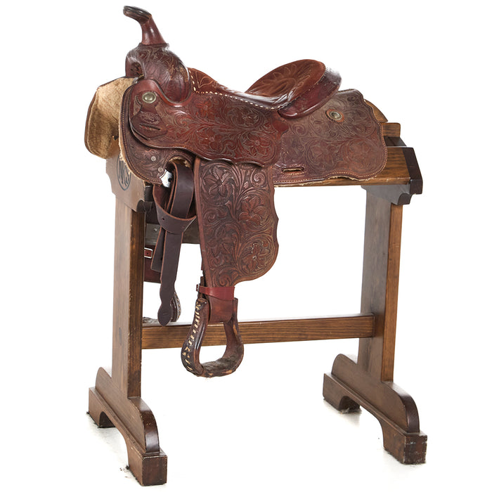 Used 16in Fully Tooled Team Penning Saddle