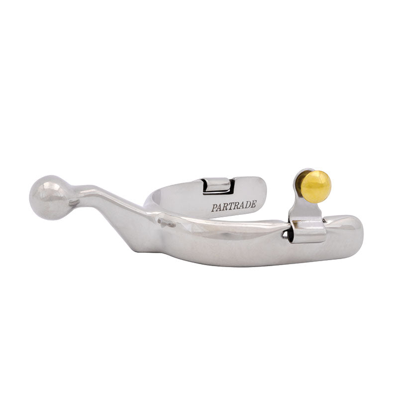 Stainless Steel Humane Knob End Large Spurs