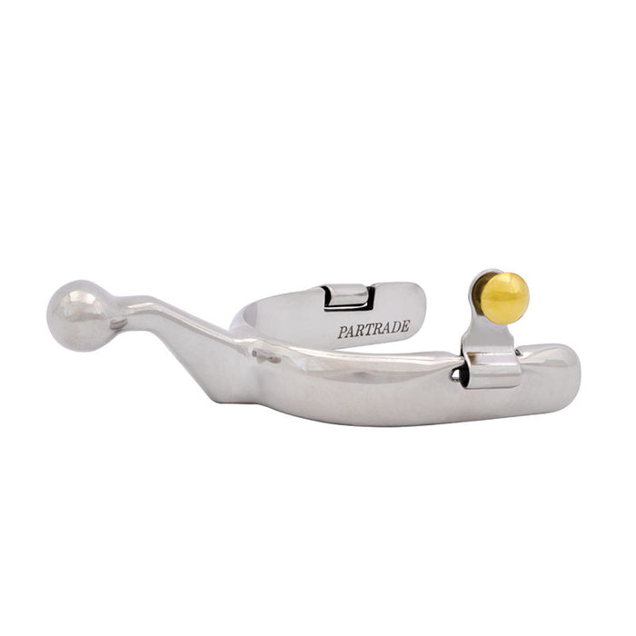 Stainless Steel Humane Knob End Large Spurs