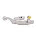 Stainless Steel Humane Knob End Large Spurs