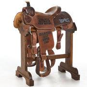 Used 14in 1/2 Breed Trophy Calf Roping Saddle