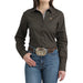 Women's Brown Print Shirt