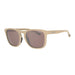 Zion Burlywood Brown and Silver Sunglasses