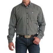 Men's Brown Long Sleeve Button Shirt