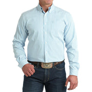 Men's Modern Fit White Stripe Shirt