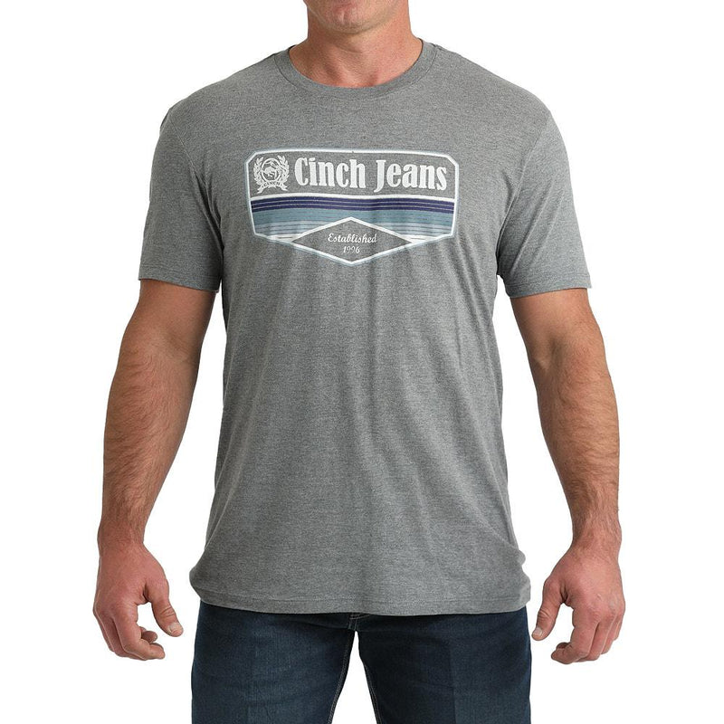 Men's Grey Jean Logo Tee Shirt