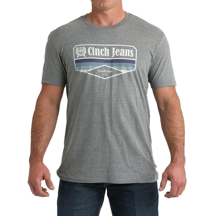 Men's Grey Jean Logo Tee Shirt