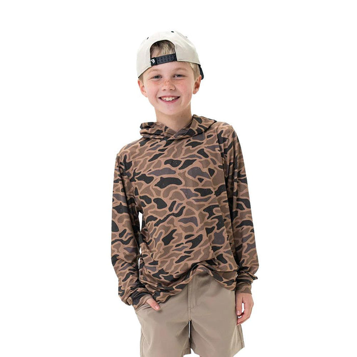 Youth Gauge Camo Performance Hoodie