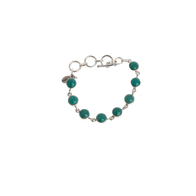 8 Stone Link Bracelet