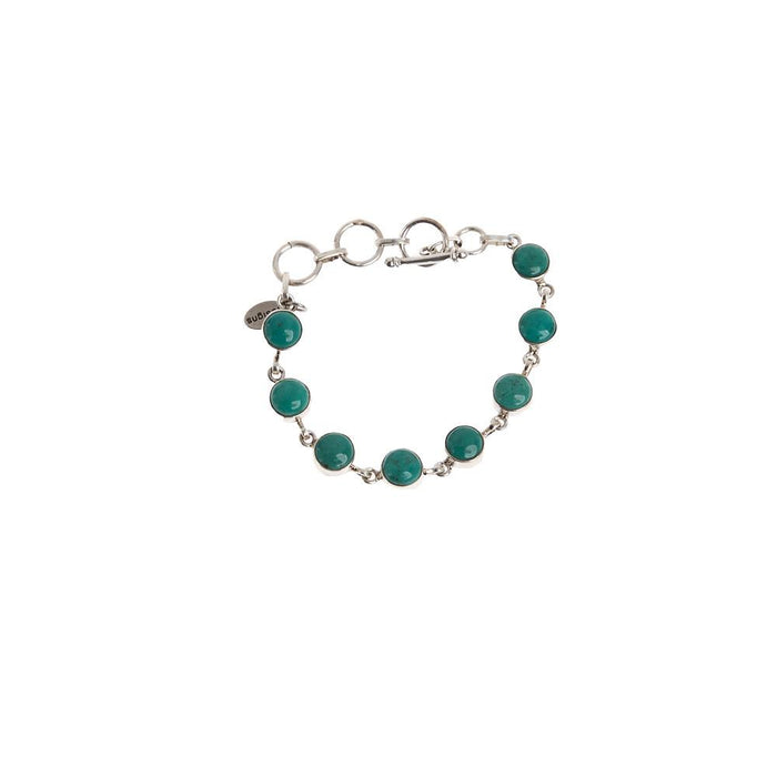 8 Stone Link Bracelet