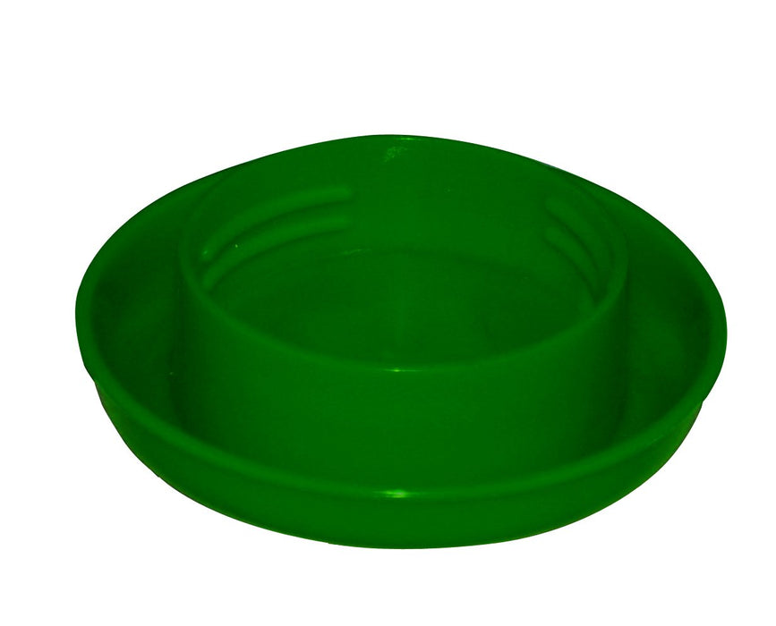Screw-On Poultry Watering Base for Quart Jar Green
