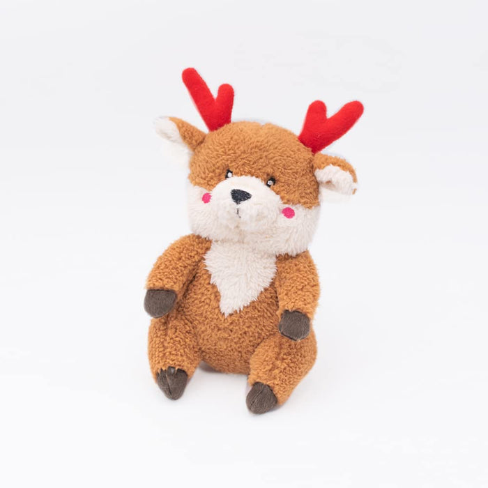 Holiday Cheeky Chumz Reindeer Dog Toy