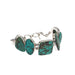 Turquoise Nugget Link Freeform Bracelet