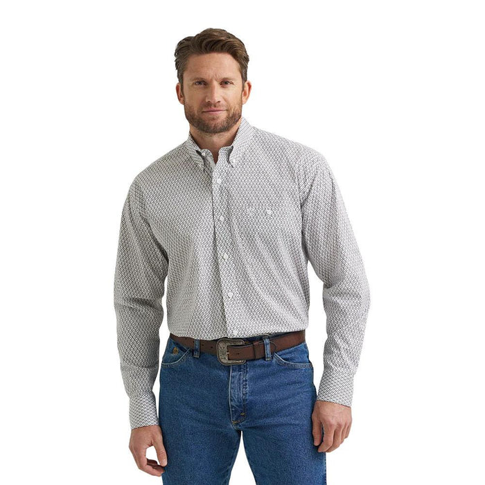 Men's George Strait Wine Print Shirt