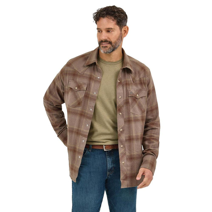 Men's Retro Long Sleeve Flannel Shirt