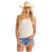 Women's Raised Knit Design Tank