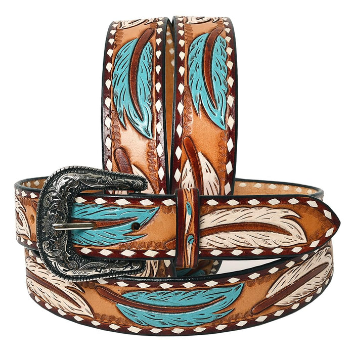 Floral Tooled Belt