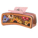 Multi Flower Tooled Hair Claw Clip