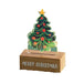 Merry Christmas Tree Acrylic Light Up Sitter