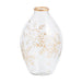 Christmas Snowflake Etched Bud Vase