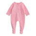 Baby Girl`s Kids Valentine`s Day Quilted Heart Sleeper Pink