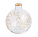 Christmas Round Etched Snowflake Bud Vase