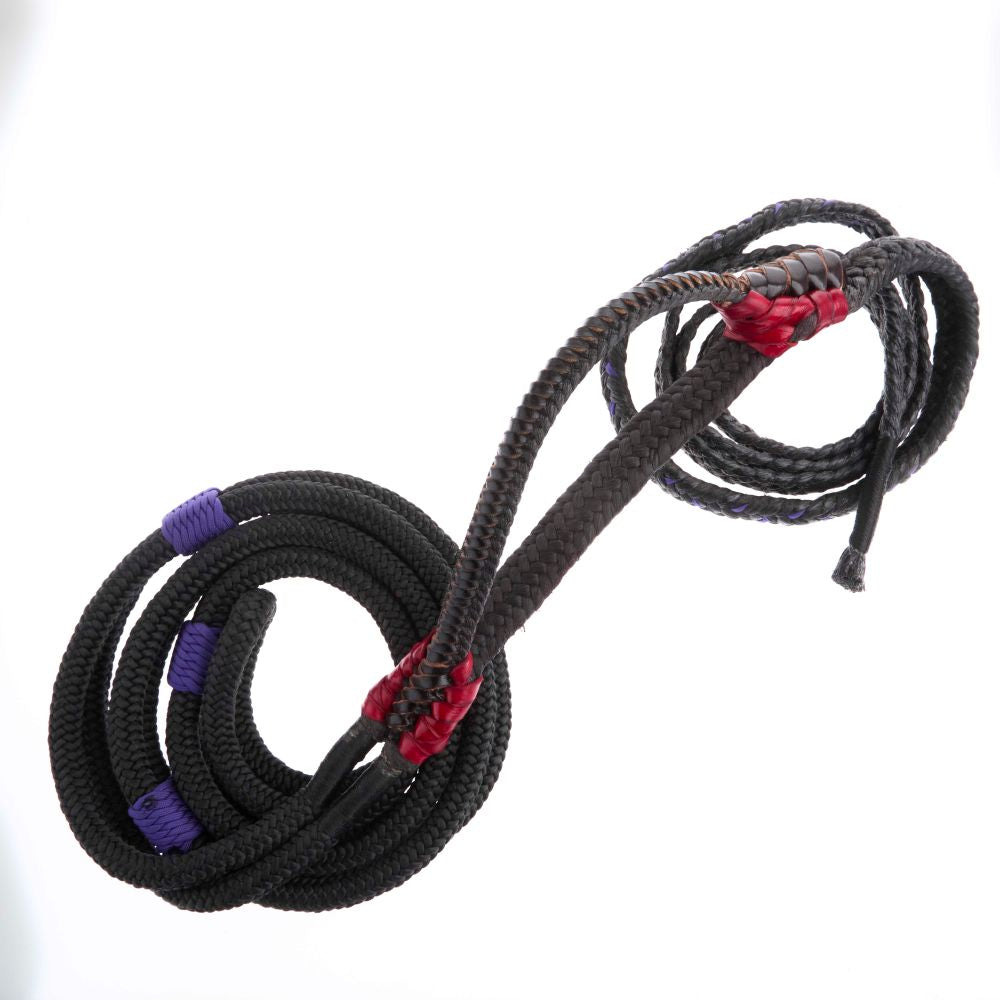 Mx Bull Ropes Brazilian Left Handed 7/8in Double Braid Purple Adult Pr
