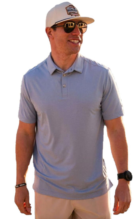Men's Sky Blue Performance Polo